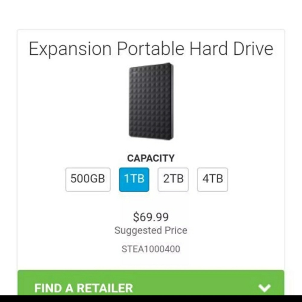 Portable hard drive